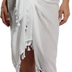 White Pareo Chiffon