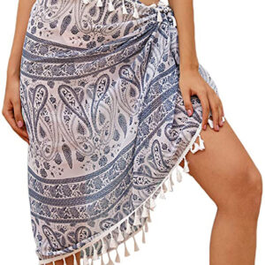 Pareo Chiffon mit Quasten