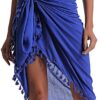Royalblau Pareo Chiffon für Frauen