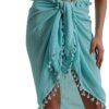Grüner Pareo Chiffon für Damen