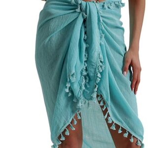 Grüner Pareo Chiffon für Damen