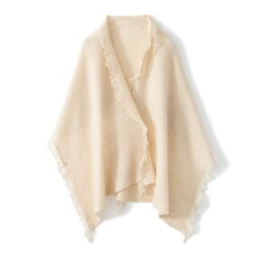 Beige Kaschmir Tücher für Damen