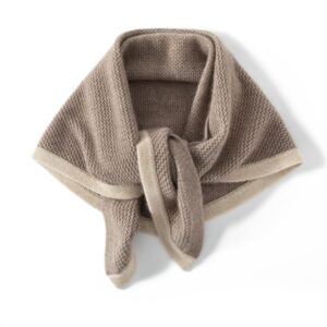 Grau Kaschmir Tücher aus Stricken