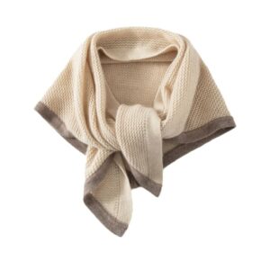 Beige Kaschmir Tücher aus Stricken