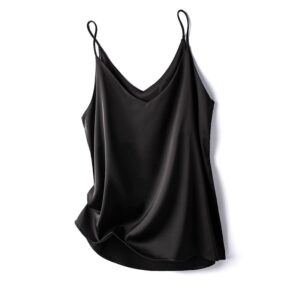 Schwarz Trägerhemd für Damen